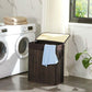 Two-Section Laundry Basket FredCo