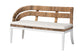 Ubud Seagrass Dining Nook Bench Set FredCo