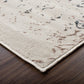 Ulani Contemporary Oriental Distressed Damask Rug FredCo