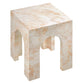 Valen Square Indoor - Outdoor Patio Arched Concrete Side Table by Modway FredCo