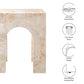 Valen Square Indoor - Outdoor Patio Arched Concrete Side Table by Modway FredCo