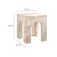 Valen Square Indoor - Outdoor Patio Arched Concrete Side Table by Modway FredCo