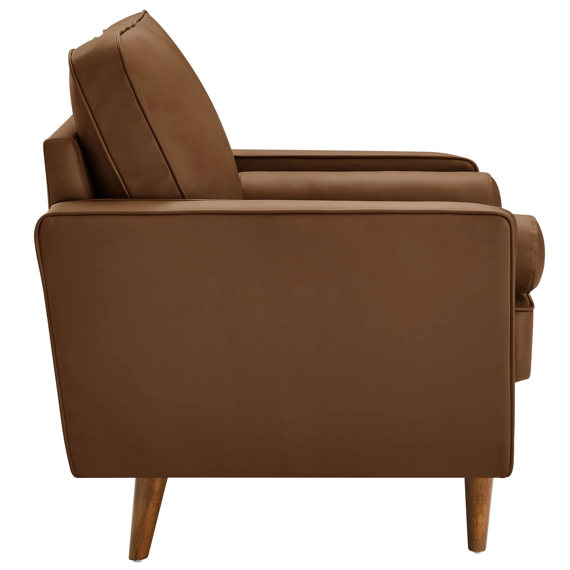 Valour Tufted Vegan Leather Accent Armchair by Modway EEI-6971 FredCo