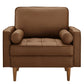 Valour Tufted Vegan Leather Accent Armchair by Modway EEI-6971 FredCo