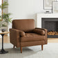 Valour Tufted Vegan Leather Accent Armchair by Modway EEI-6971 FredCo