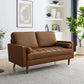 Valour Tufted Vegan Leather Loveseat by Modway EEI-6972 FredCo