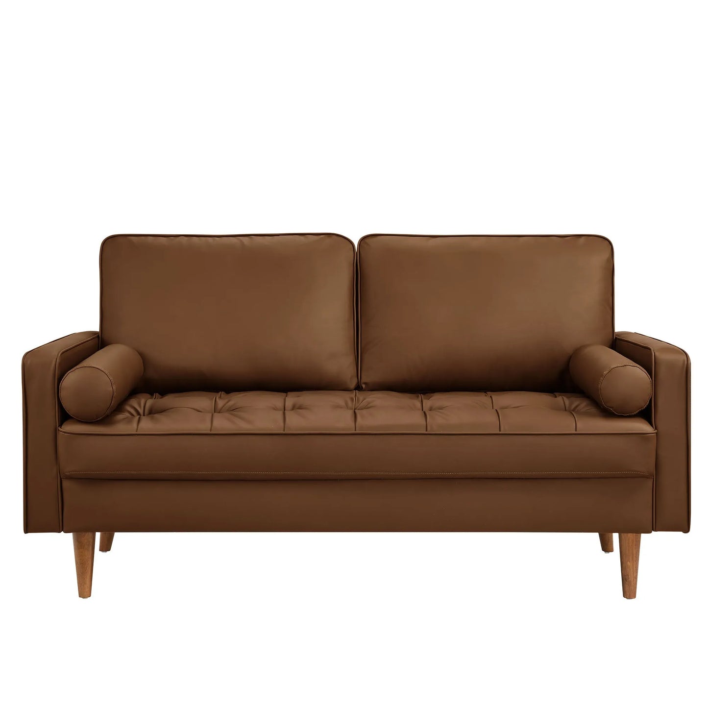 Valour Tufted Vegan Leather Loveseat by Modway EEI-6972 FredCo