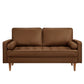 Valour Tufted Vegan Leather Loveseat by Modway EEI-6972 FredCo