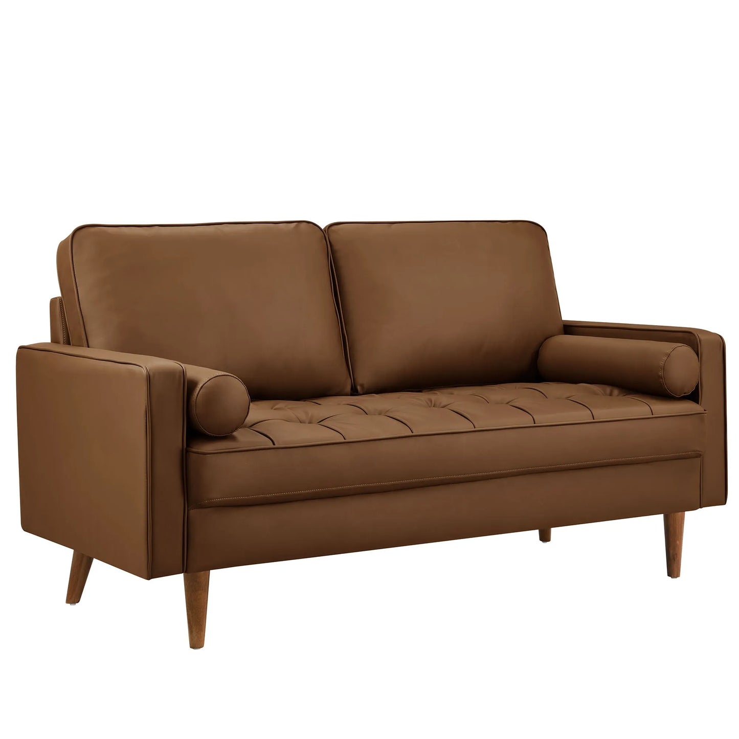 Valour Tufted Vegan Leather Loveseat by Modway EEI-6972 FredCo