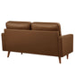 Valour Tufted Vegan Leather Loveseat by Modway EEI-6972 FredCo