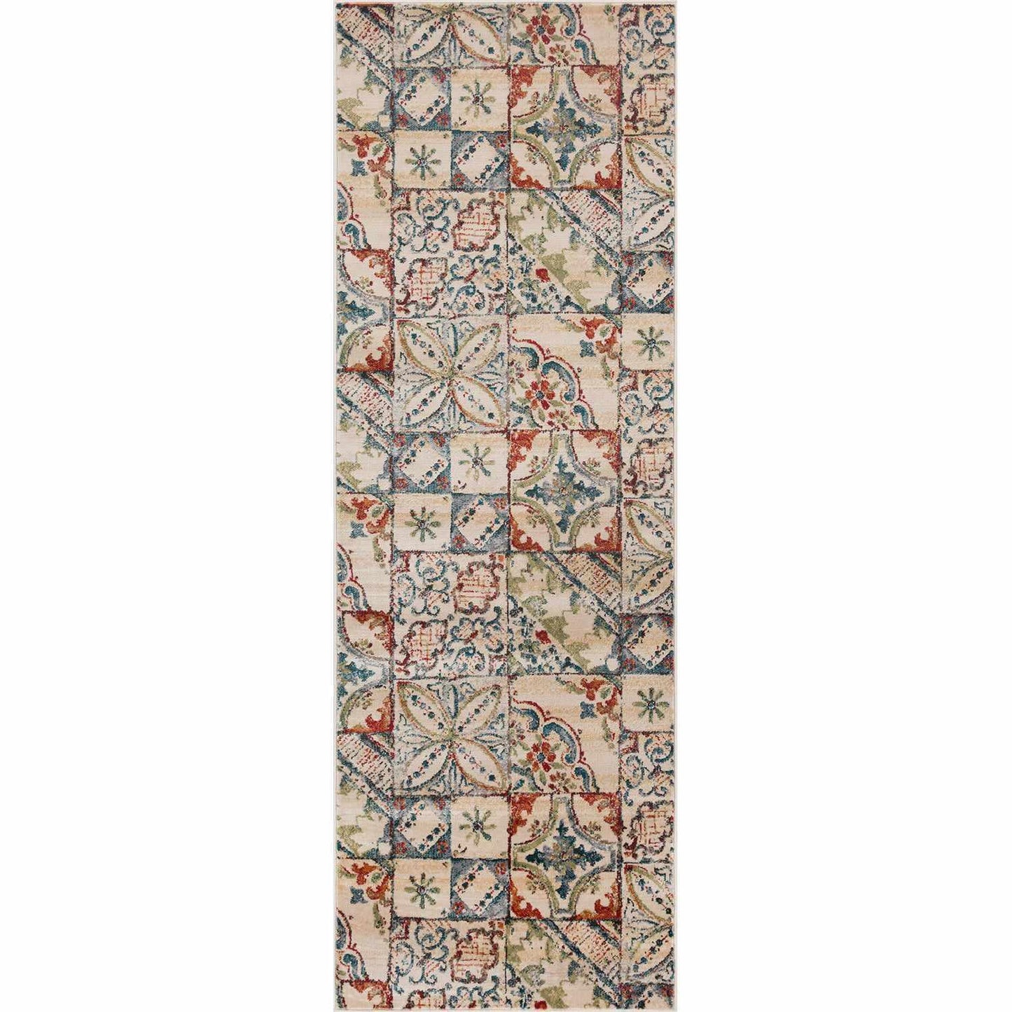 Vanessa Rustic Patchwork Indoor Modern Area Rug by Superior FredCo
