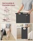 VASAGLE 2-Section Laundry Hamper FredCo