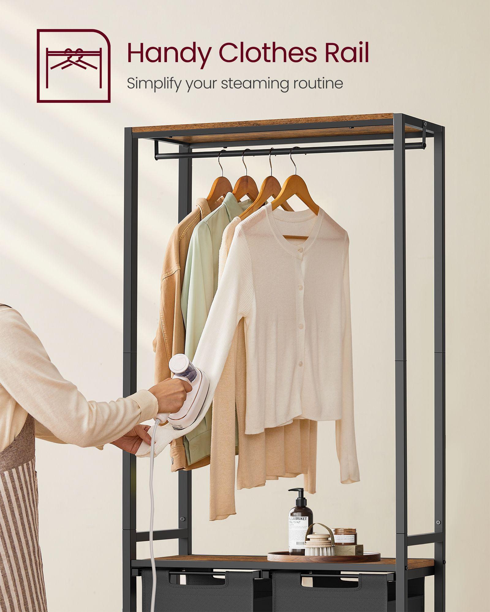 VASAGLE 2-Section Laundry Hamper FredCo