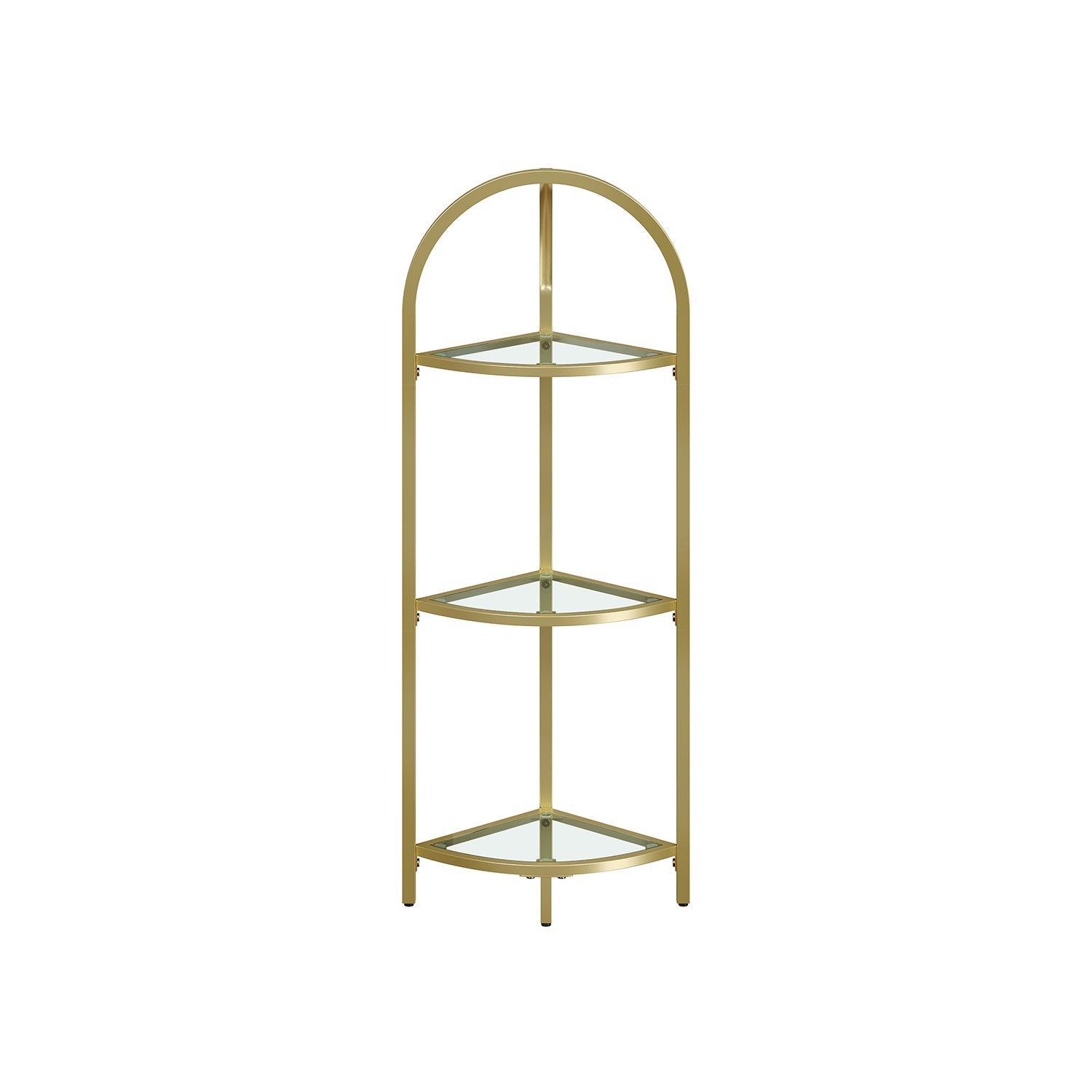 VASAGLE 3-Tier Corner Shelf Stand FredCo