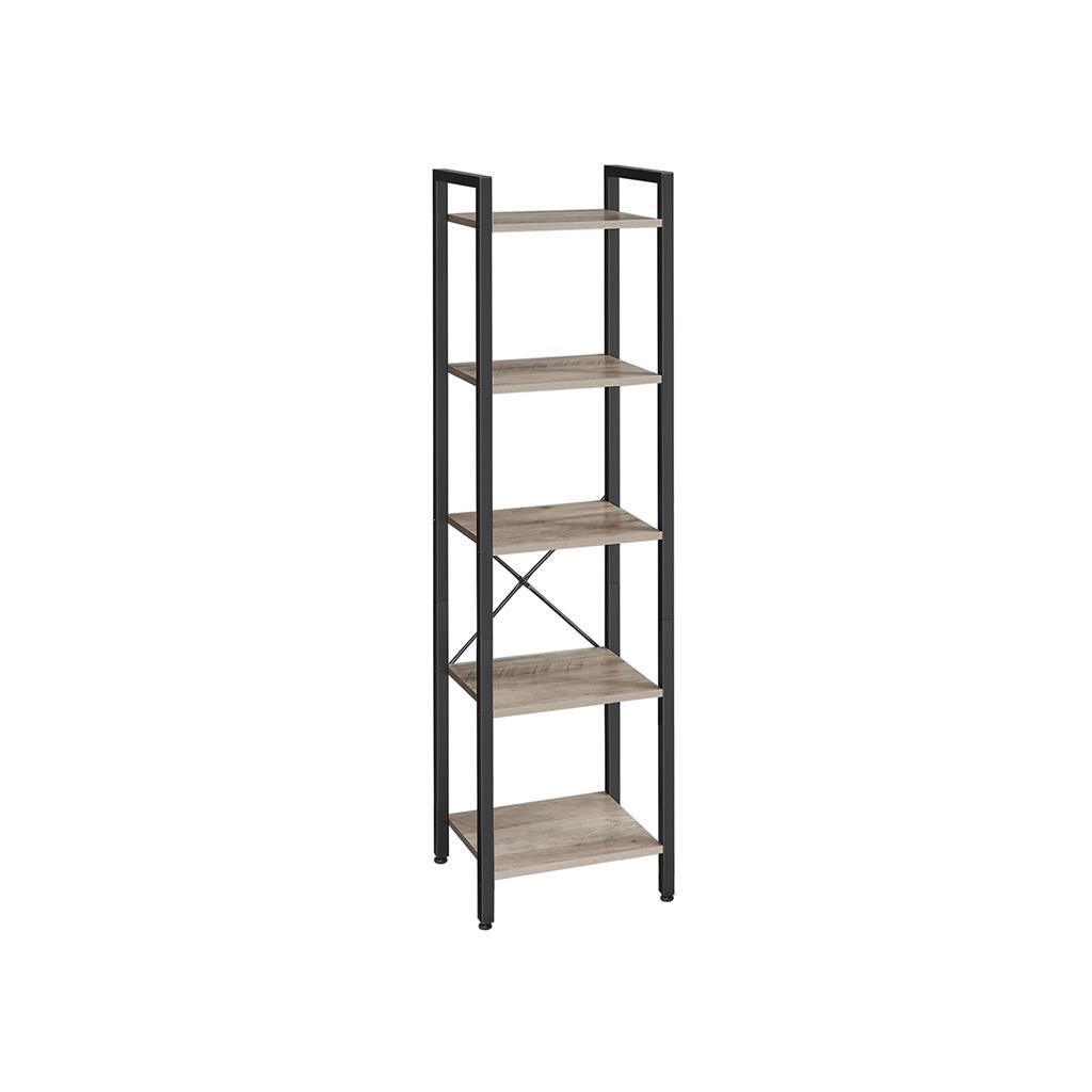 VASAGLE 5 Tier Bookcase Storage Shelf FredCo