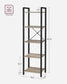 VASAGLE 5 Tier Bookcase Storage Shelf FredCo