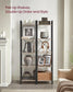 VASAGLE 5 Tier Bookcase Storage Shelf FredCo