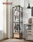 VASAGLE 5 Tier Bookcase Storage Shelf FredCo