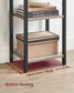 VASAGLE 5 Tier Bookcase Storage Shelf FredCo