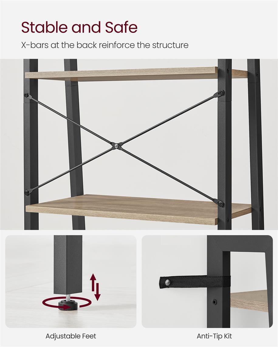 VASAGLE 5-Tier Storage Rack FredCo