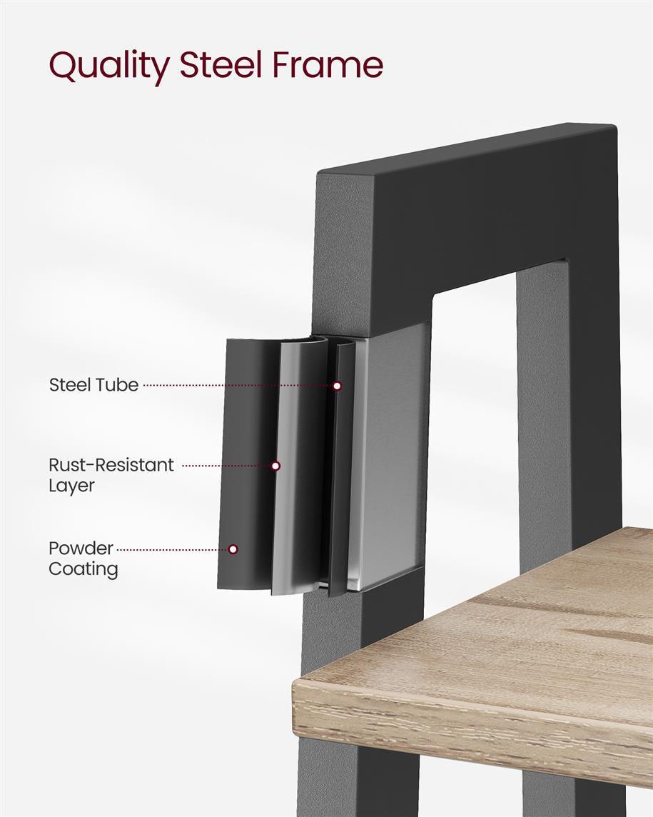VASAGLE 5-Tier Storage Rack FredCo