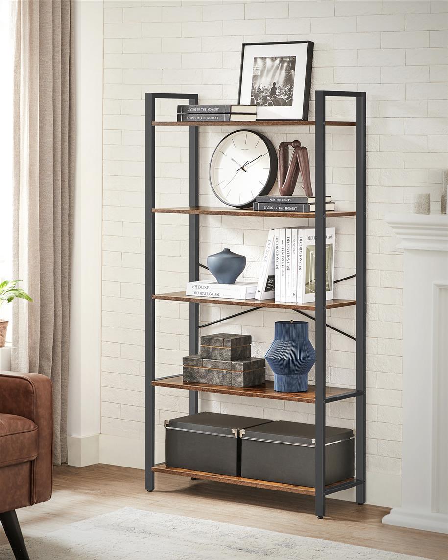 VASAGLE 5-Tier Storage Rack with Steel Frame FredCo