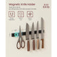 VASAGLE Bakers Rack with Magnetic Knife Holder FredCo