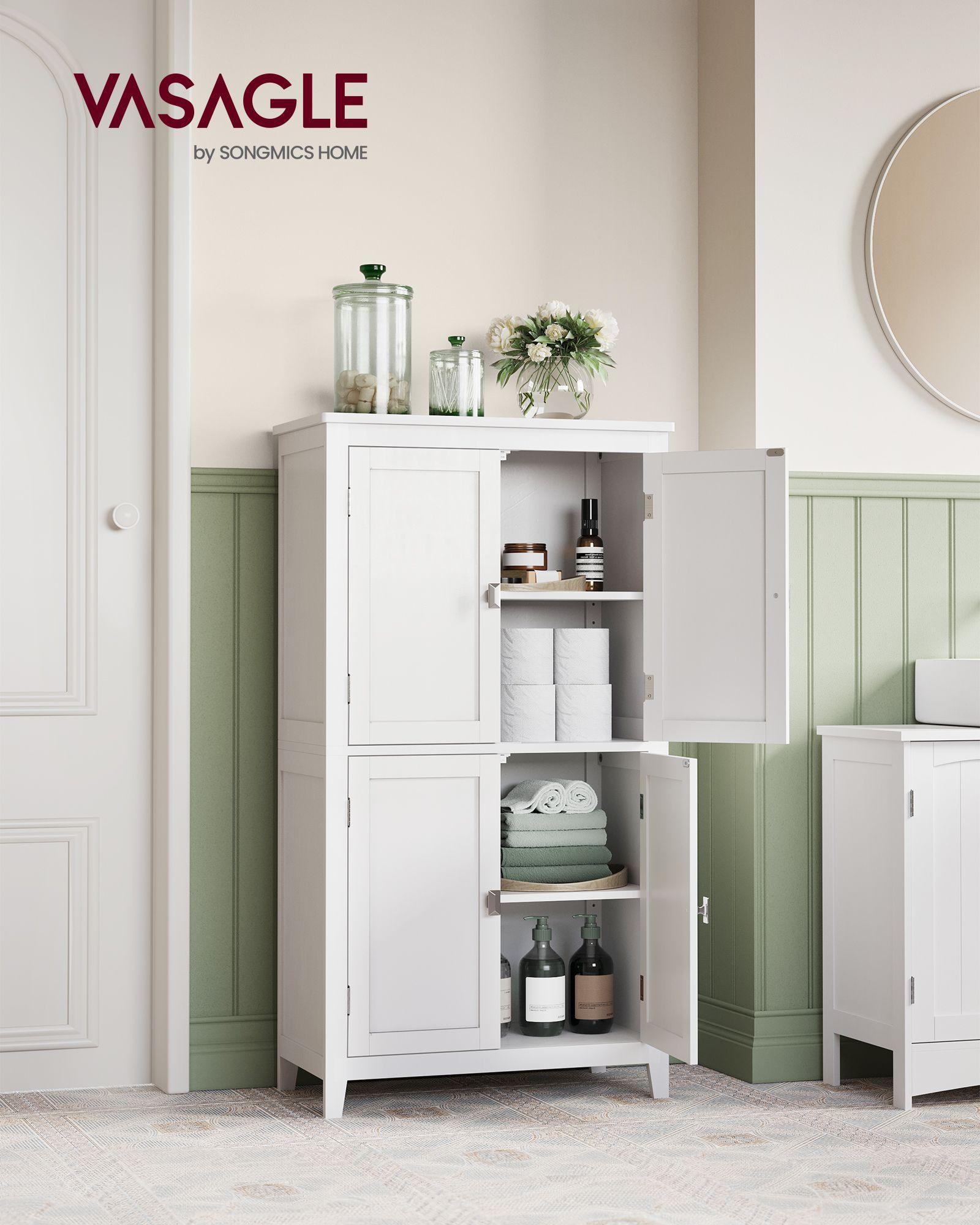 VASAGLE Bathroom Floor Storage Cabinet FredCo