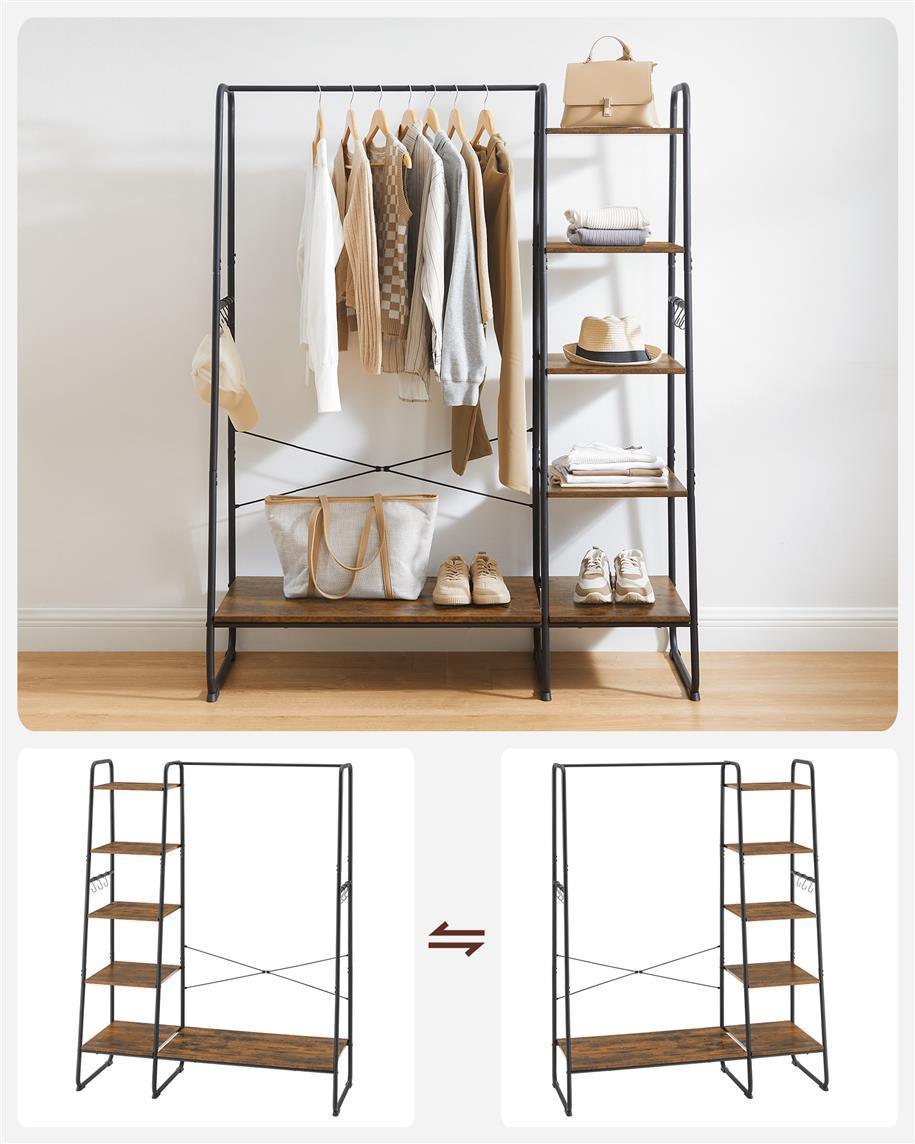 VASAGLE Clothing Rack with Shoe Shelf FredCo