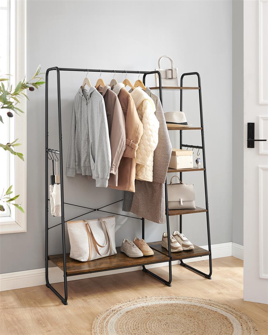 VASAGLE Clothing Rack with Shoe Shelf FredCo