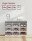 VASAGLE Shoe Bench with 9 Compartments FredCo