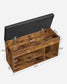 VASAGLE Storage Bench with Cushion FredCo
