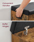 VASAGLE Storage Bench with Cushion FredCo