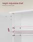 VASAGLE Wall-Mounted Storage Cabinet FredCo