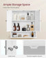 VASAGLE Wall-Mounted Storage Cabinet FredCo