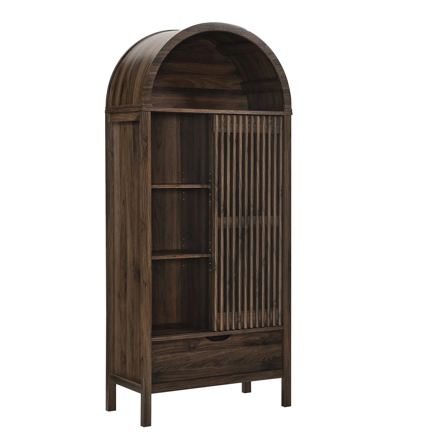 Vaughn 71" Arched Storage Display Cabinet by Modway EEI-7167 FredCo