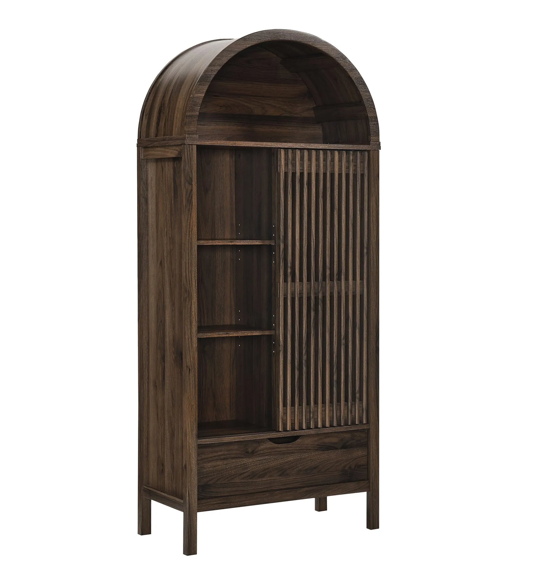 Vaughn 71" Arched Storage Display Cabinet by Modway EEI-7167 FredCo