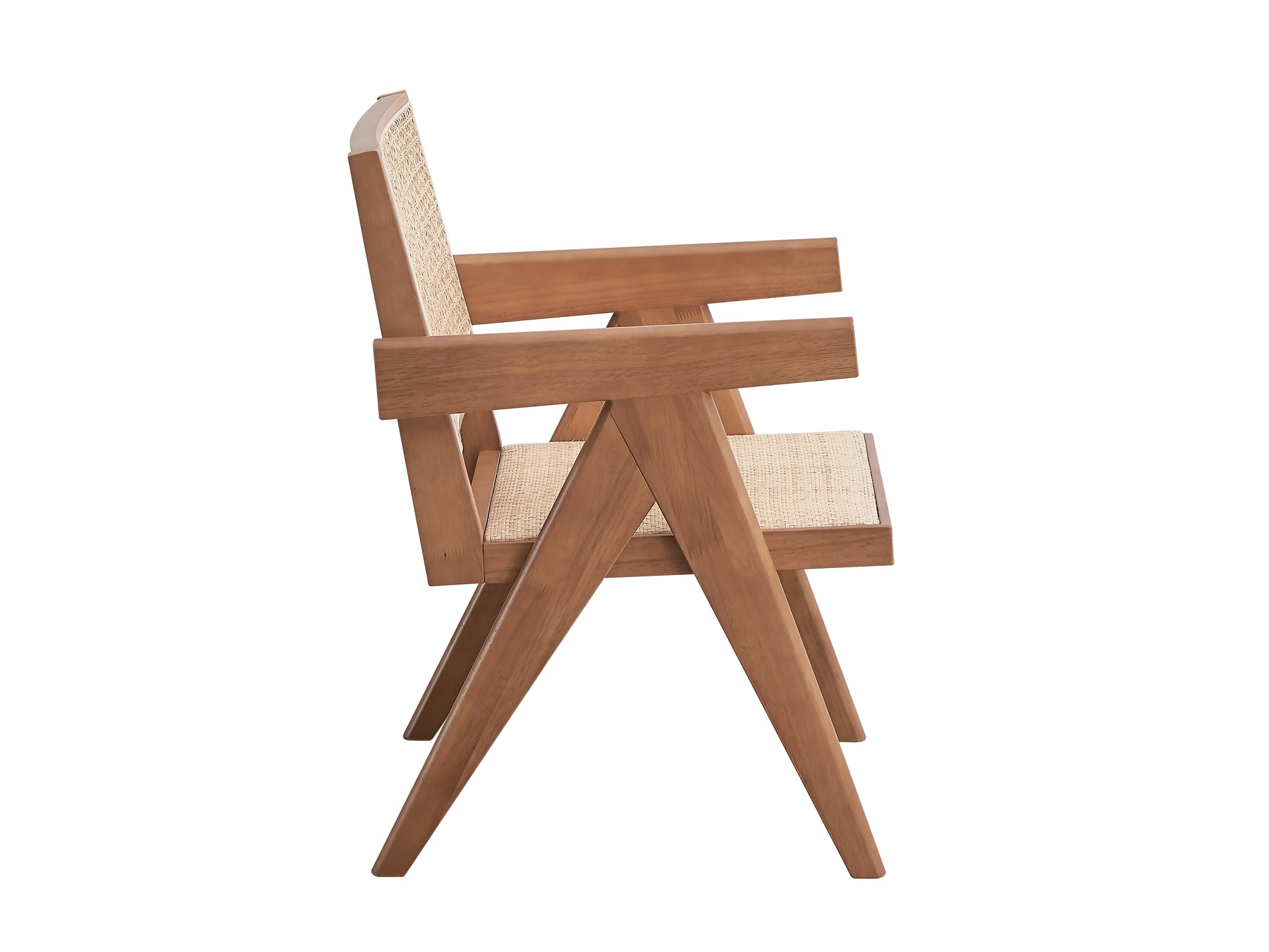 Velentina Rattan & Natural Finish Accent Chair FredCo