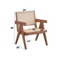 Velentina Rattan & Natural Finish Accent Chair FredCo