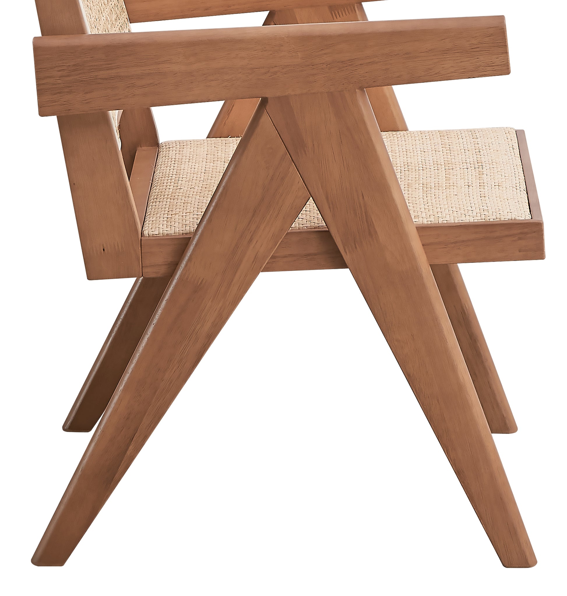 Velentina Rattan & Natural Finish Accent Chair FredCo