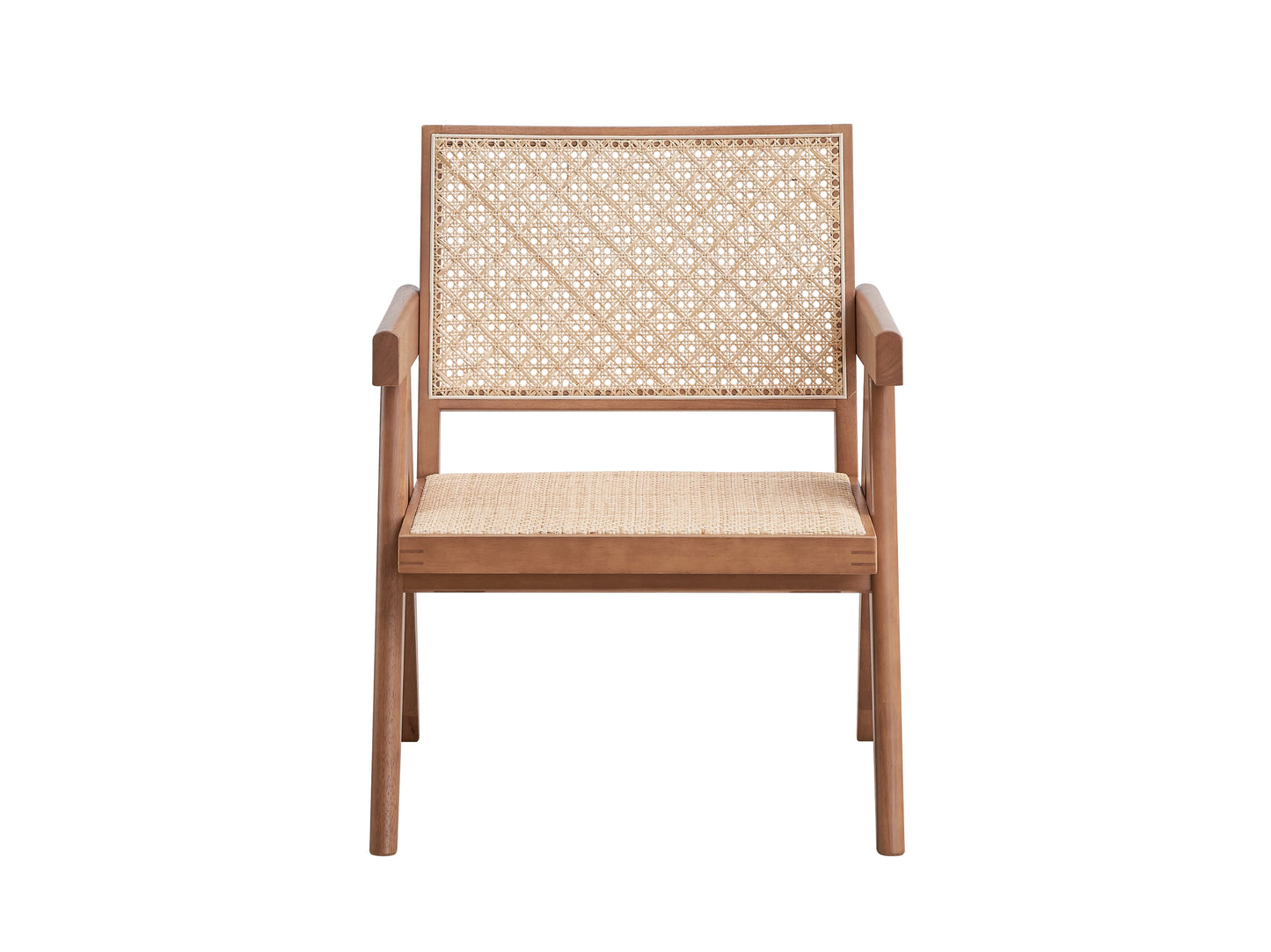 Velentina Rattan & Natural Finish Accent Chair FredCo