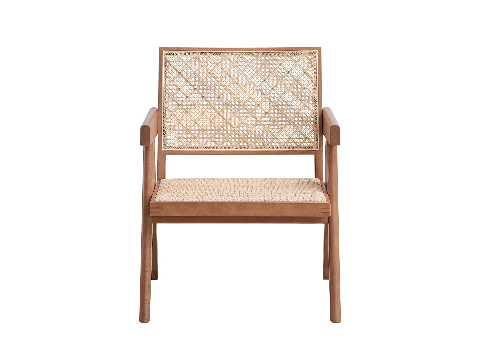 Velentina Rattan & Natural Finish Accent Chair FredCo