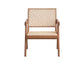 Velentina Rattan & Natural Finish Accent Chair FredCo