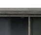 Velika Weathered Gray Finish Console Table w/ 1 Open Compartment Storage FredCo