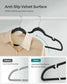 Velvet Hangers 30 Pack, Non-Slip Clothes Hangers FredCo
