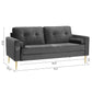 Velvet Surface Sofa FredCo