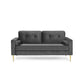 Velvet Surface Sofa FredCo