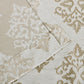 Venetian Damask Floral Jacquard Vintage Grommet Curtain Panel Set FredCo