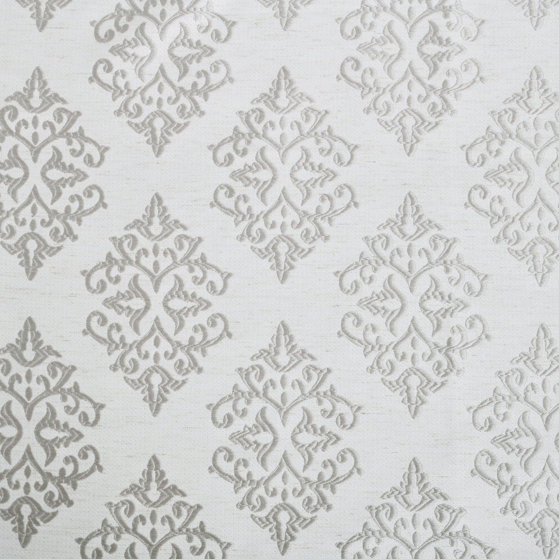 Venetian Damask Floral Jacquard Vintage Grommet Curtain Panel Set FredCo