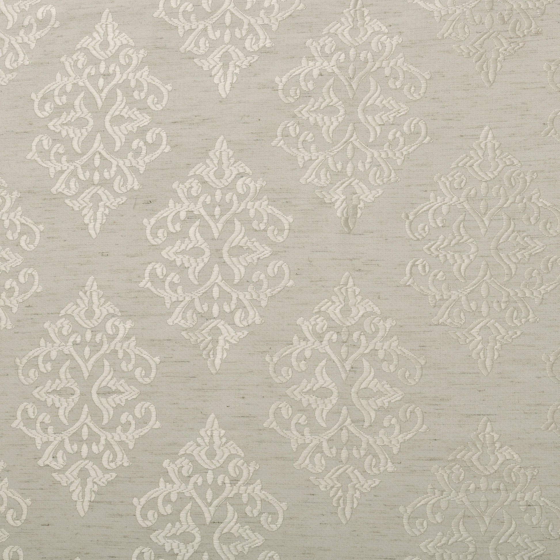 Venetian Damask Floral Jacquard Vintage Grommet Curtain Panel Set FredCo